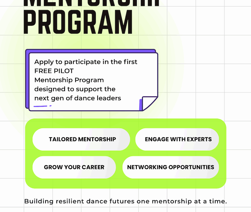 Call for Dance Artists, Administrators, & Collectives – Dance Umbrella of Ontario Mentorship Program